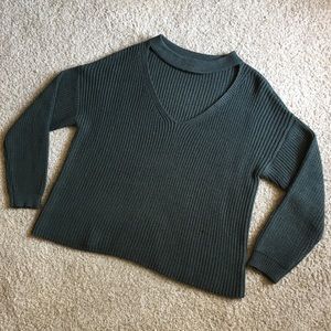 Cut-Out Knit Sweater by Miracle